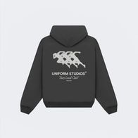 Худи UNIFORM Everyday Runners, темно-серый