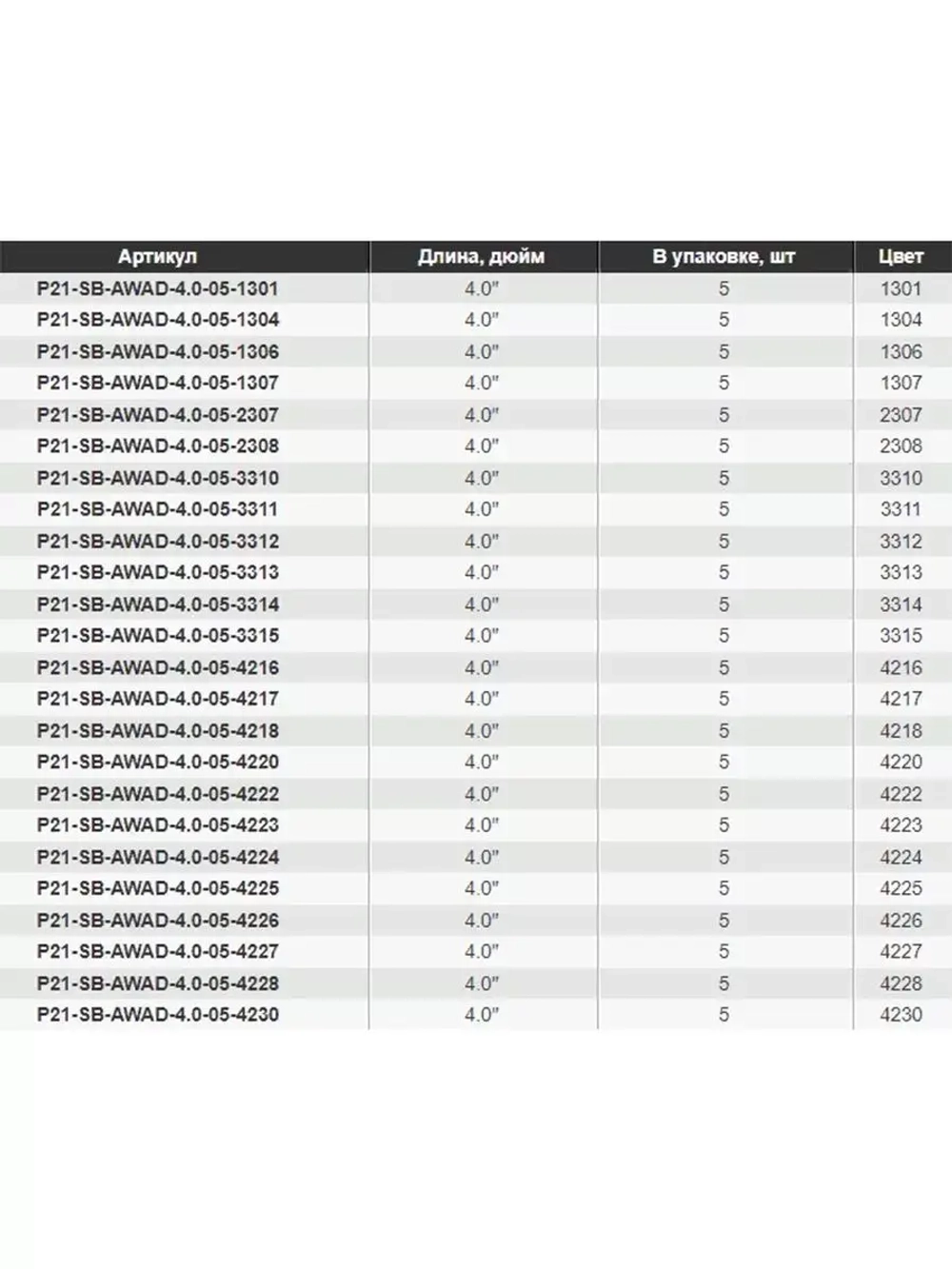 Виброхвост Awaruna Dun,4.0'',100мм,5,6гр,цвет 3310,5 шт/уп.