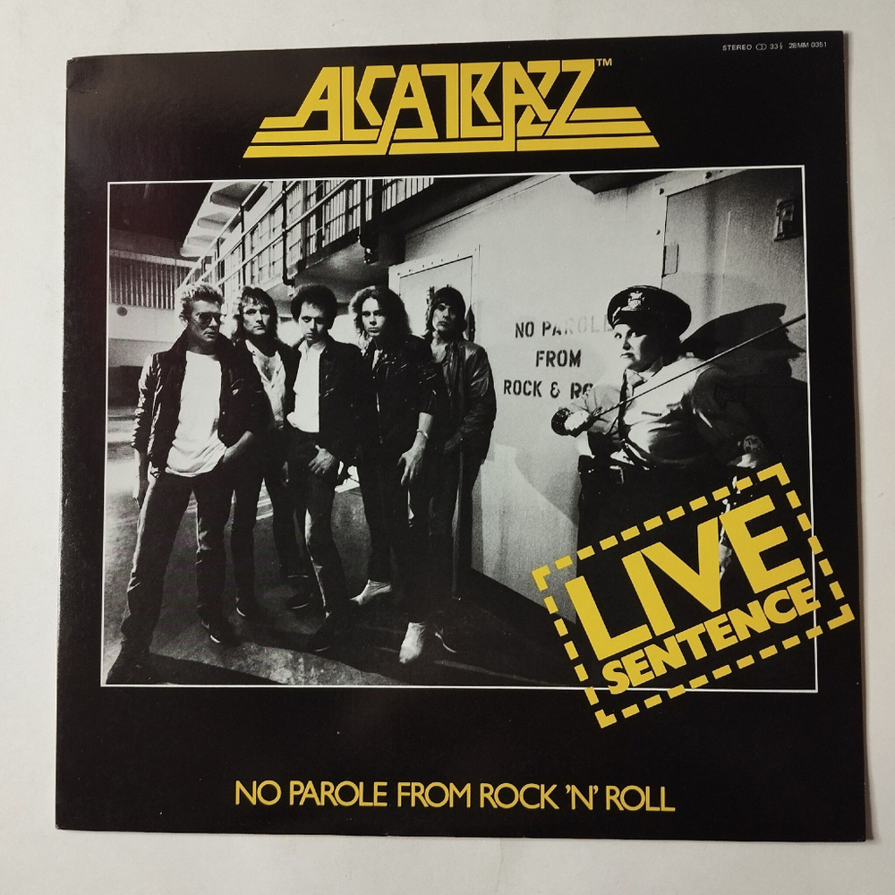 Винтажная виниловая пластинка LP Alcatrazz Live Sentence (No Parole From Rock n Roll) (Japan 1984) (No Obi) Evil Eye