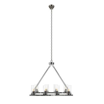 Подвесной светильник 8*Е27 10437/760R никель Candlelight LOFT IT