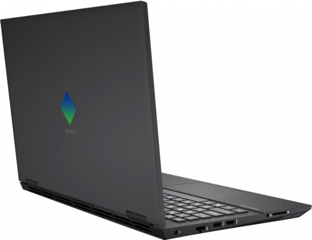 Ноутбук HP Omen 15-en1048ur 15.6" 1920x1080 (Full HD), AMD Ryzen 5 5600H, 3300 МГц, 16 Гб DDR4, 1 Тб SSD, GeForce RTX 3060 6144 Мб, Wi-Fi, Bluetooth, Cam, Windows 11 Home, серый 640A6EA