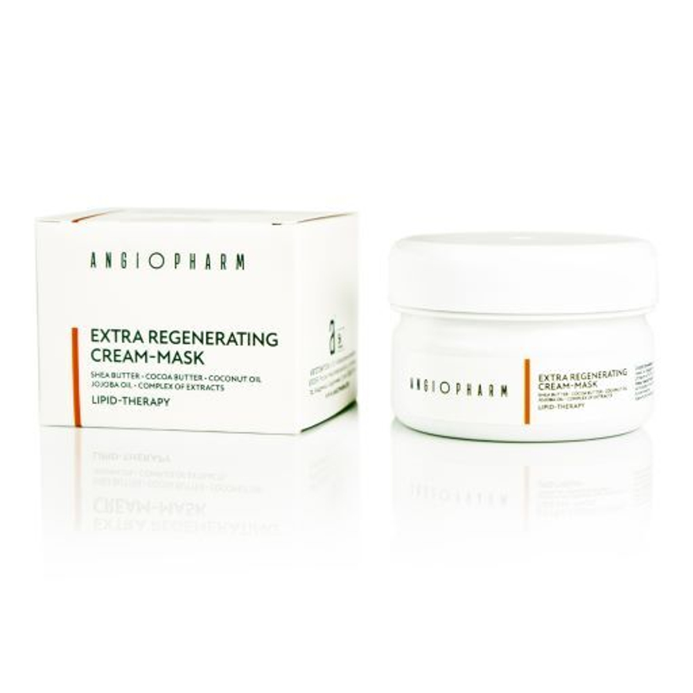 ANGIOPHARM ЭКСТРАОБОГАЩЕННАЯ РЕГЕНЕРИРУЮЩАЯ КРЕМ–МАСКА, 75 мл. | EXTRA REGENERATING CREAM–MASK
