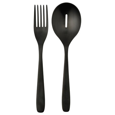 IKEA TILLAGD  (ИКЕА ТИЛЛАГД)  -  Набор для подачи блюд, 2 шт. - чёрный 24 см