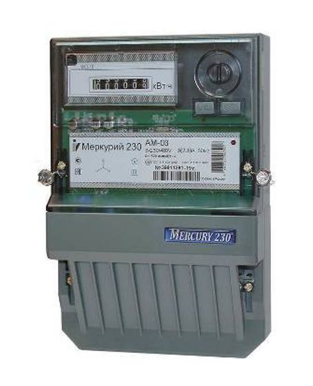 Счетчик Меркурий 230 АМ-02 3ф 10-100А 1 класс точн. 1 тариф. имп.вых.мех.винт