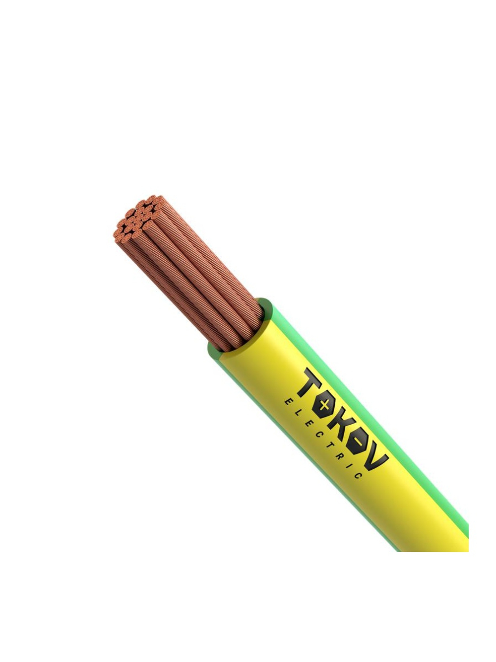 Провод TOKOV ELECTRIC ПуГВнг(А)-LS 1х10 Ж/З 450/750В (уп.100м) 000011543
