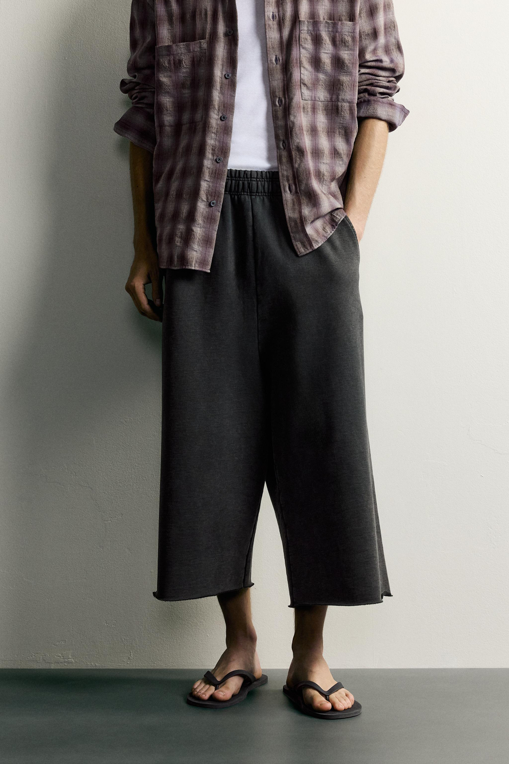 ДЖОГГЕРЫ RELAXED CROPPED FIT — ZARA