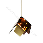 Pendant design lamp  MAXEDRON by Roll & Hill (Amber+Gold)