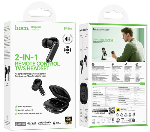 Беспроводные наушники TWS Hoco EW204 черные