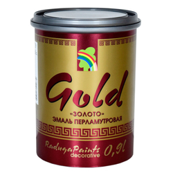 Декоративная эмаль Gold "Радуга" ВД-АК 117  (0,4л)