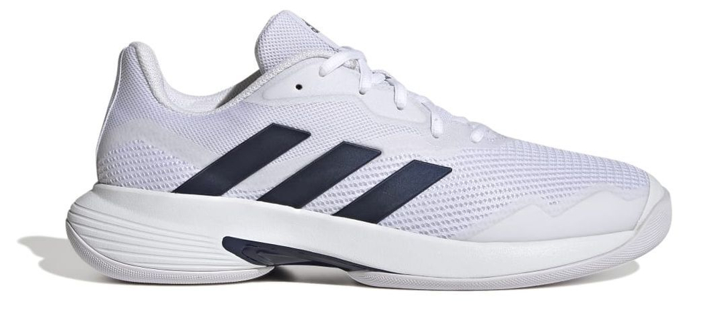Мужские кроссовки теннисные Adidas CourtJam Control M Carpet - cloud white/team navy/cloud white