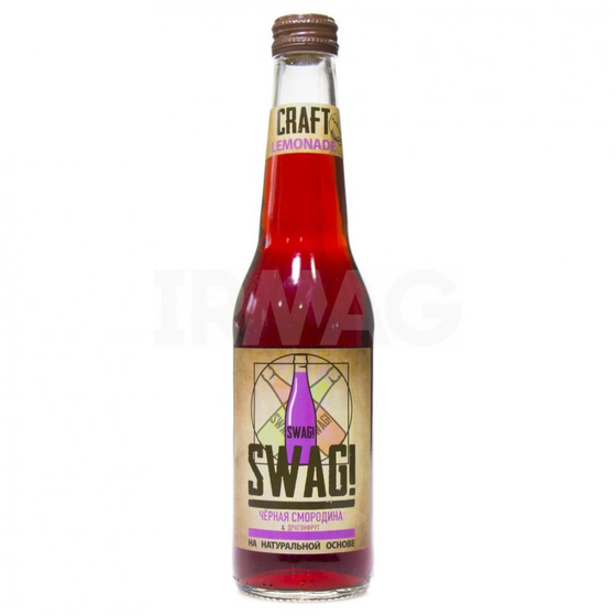 SWAG! Черная смородина-драгонфрут 0,33 стекло (12)  АТ