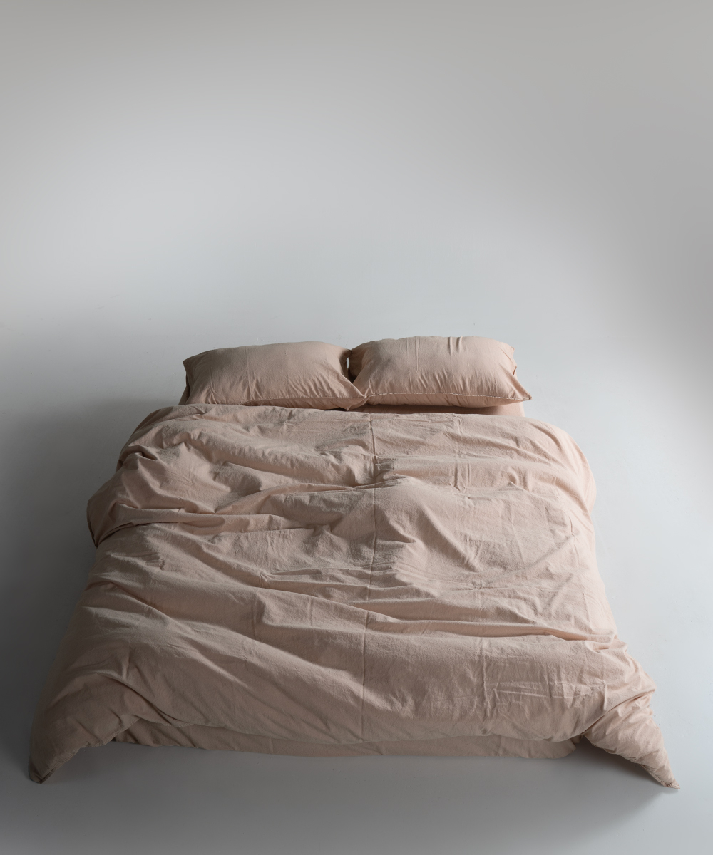 Lımasso КПБ 4 пр. Stonewashed Standart Akdeniz Bej пододеяльник 200*220, простынь 240*260, наволочки 50*70 2шт