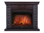 Портал Firelight Porto 25 камень черный, шпон венге