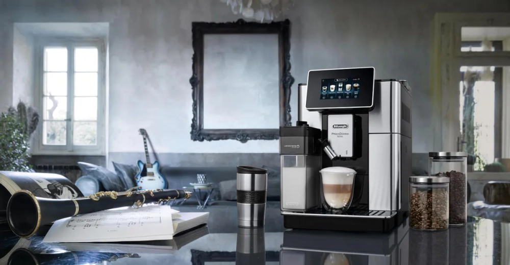 Кофемашина Delonghi Primadonna Soul ECAM610.74.MB 1450Вт черный/серебристый