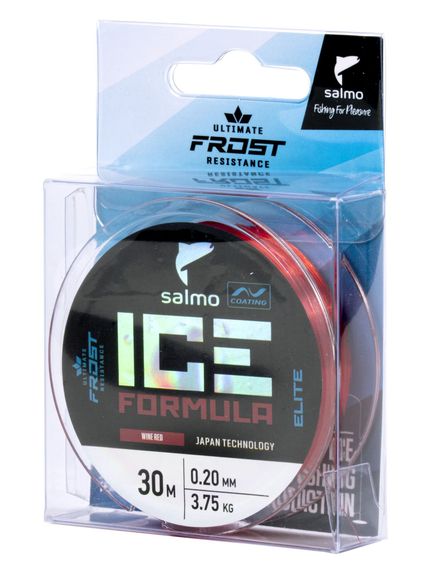 Леска монофильная зимняя Salmo Elite ICE FORMULA Wine red 030/020