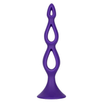 Фиолетовая анальная елочка 14,5см California Exotic Novelties Silicone Triple Probe SE-0393-56-2