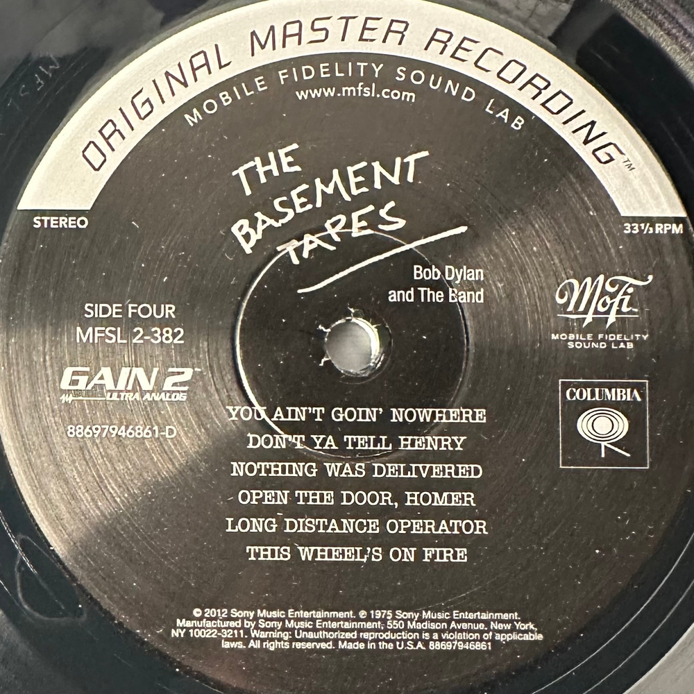 Bob Dylan & The Band ‎– The Basement Tapes 2LP (США 2012г.)