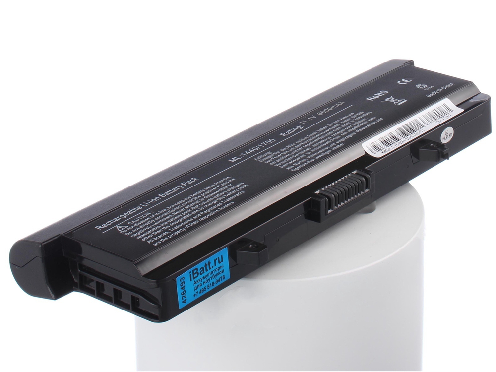 Аккумулятор iBatt 6600mAh, для RN873 GW240 X284G M911G GP952 RW240 K450N GP252 H416N HP277 312-0626 312-0625 GW252 312-0634 G558N 312-0633 RU586 RU573 P505M