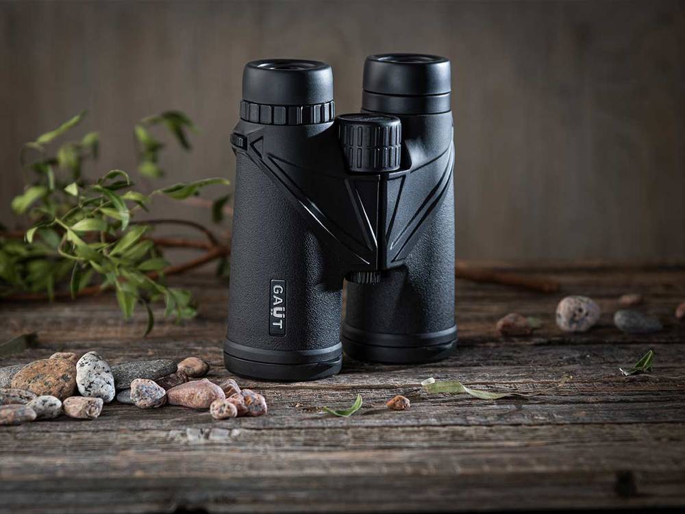 Бинокль GAUT Atlas 10x42 Waterproof, Roof-призмы BK7, IPX6, цвет - чёрный, 560г (10 шт./уп.) - фото 3