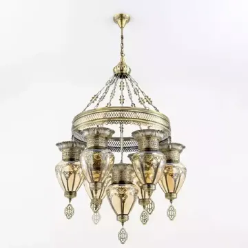 Люстра подвесная 7*E27 CL419263 бронза Каир Citilux