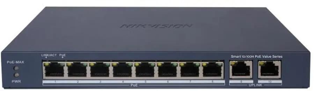 DS-3E1310P-EI/M PoE коммутатор Hikvision