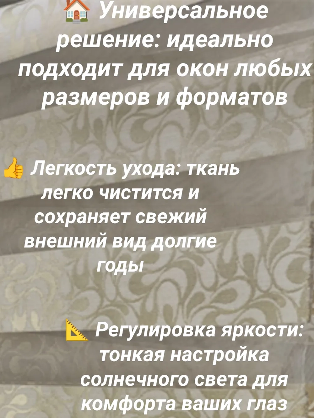 Рулонные шторы День-Ночь 50х140 см