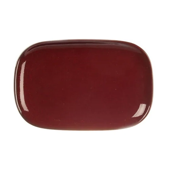 Блюдо овальное 20*13 см h1,9 см для закусок Evolution Dark Red P.L. Proff Cuisine [1]