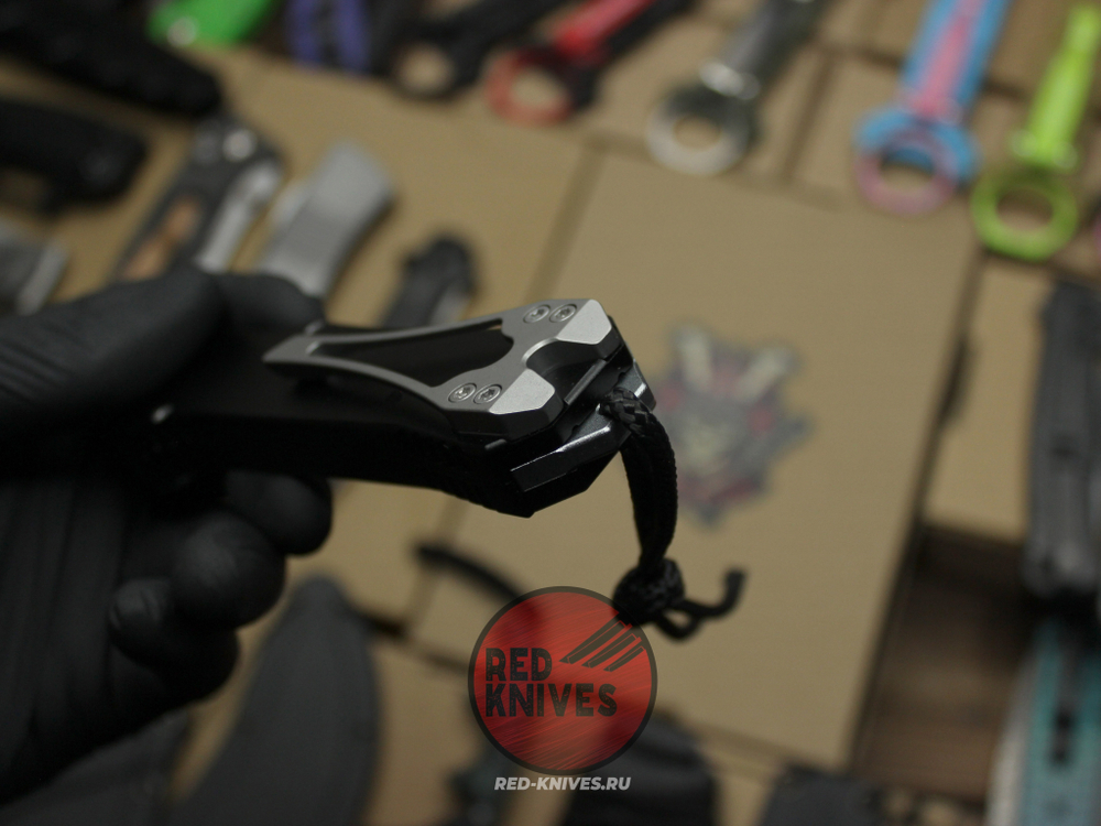 Нож Heretic Hydra V4 Single Edge T/E Tanto - черная рукоять, светлый клинок