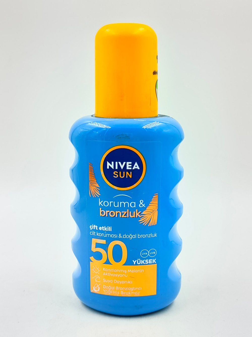Солнцезащитный спрей NIVEA Sun  для защиты от солнца и усиления загара  SPF 50, 200 мл (Германия)