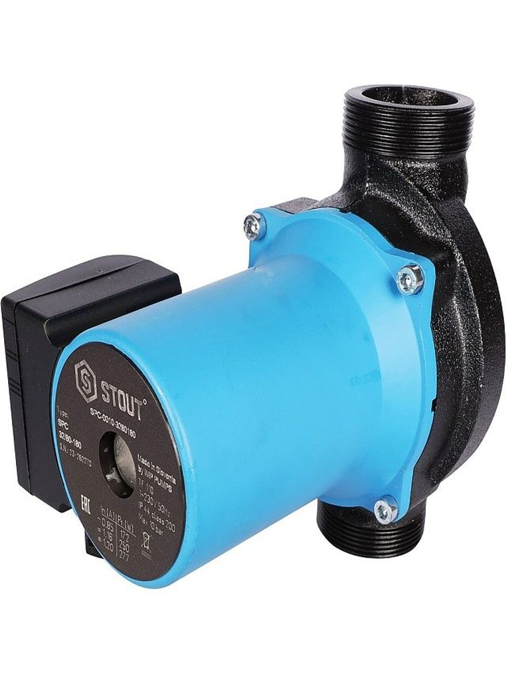 Циркуляционный насос STOUT 32-80-180 с гайками (SPC-0010-3280180)