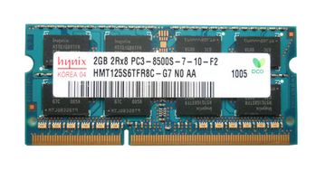 Модуль памяти hynix 2GB PC3-8500 2Rx8 SO-DIMM DDR3 1066MHz