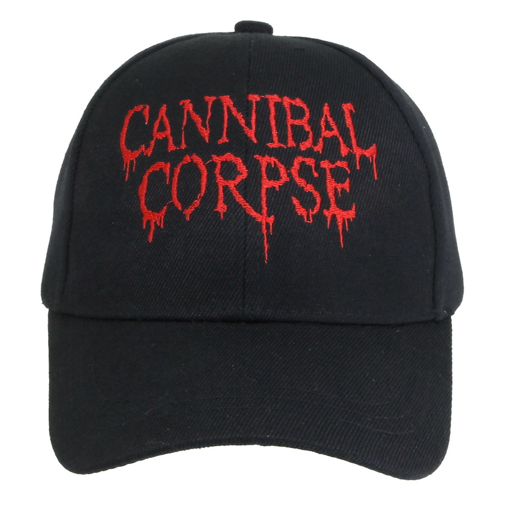 Бейсболка текстильная с вышивкой Cannibal Corpse
