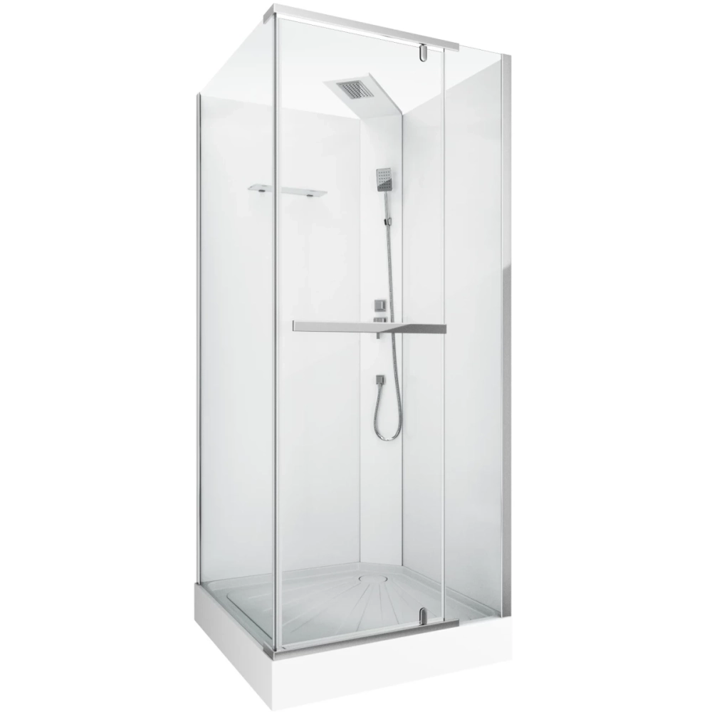 Душевая кабина Ceruttispa (ЧеруттиСпа) MiMi90T, с низким поддоном, 90x90x225