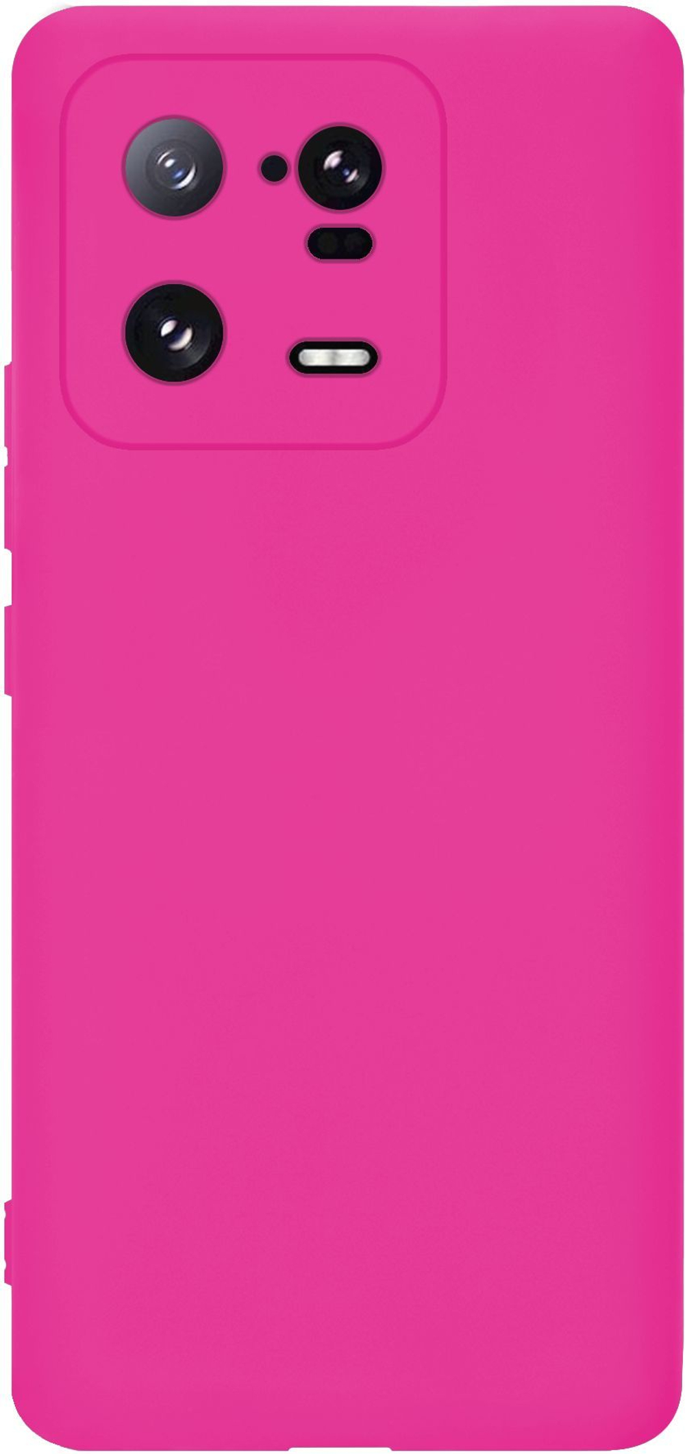 Мягкий Soft Touch чехол из силикона для XIAOMI 13 PRO с бархатной подкладкой