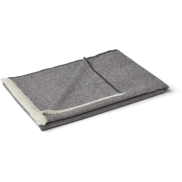 Плед Sidsley Herringbone Natures Collection 130x200 Серый