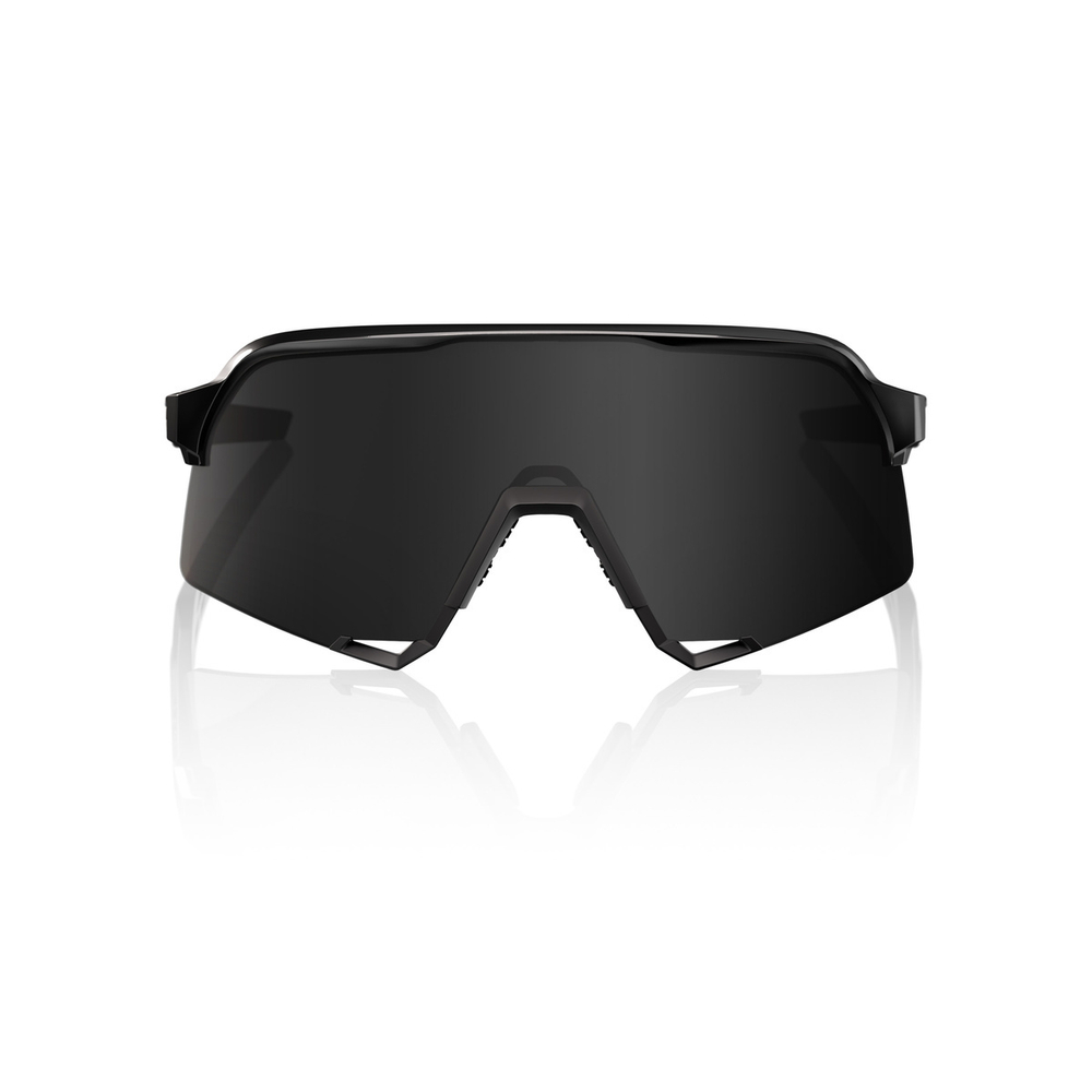 Спортивные очки с диоптриями 100% S3 Gloss Black Matte Black - Black Mirror Lens