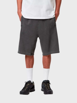 Шорты Carhartt WIP Nelson Black, Garment dyed
