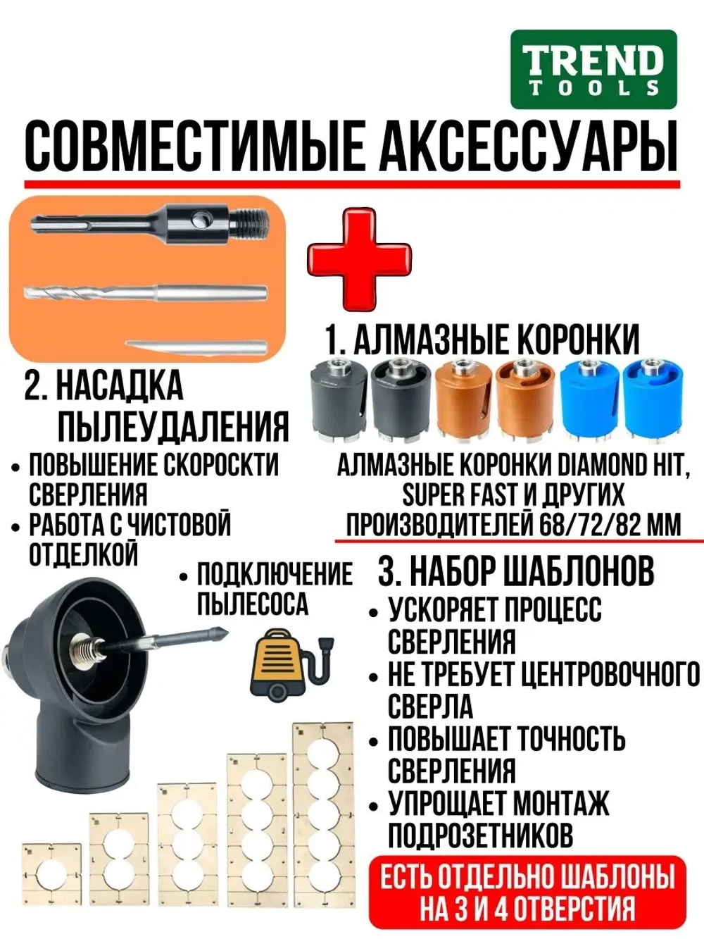 Адаптер М16-SDS Plus для дрелей, перфораторов