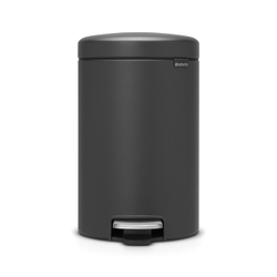 Мусорный бак с педалью newIcon 12л Brabantia Минерально-графитовый