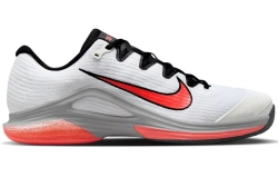 Теннисные кроссовки Nike Zoom Vapor12 HC Premium - white/hot lava/wolf grey