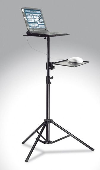 K&M 12150-000-55 стойка для ноутбука с полкой
