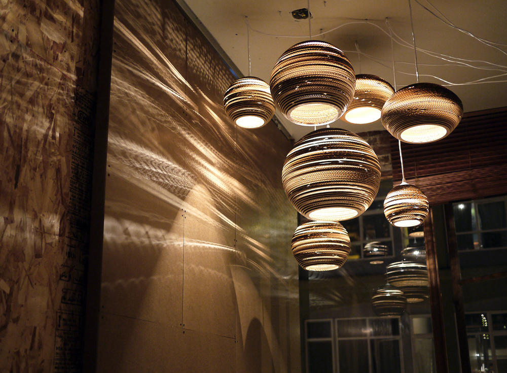 Pendant design lamp Bucket Scraplight by Graypants D38