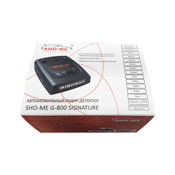 Sho-Me G-800 Signature с GPS модулем