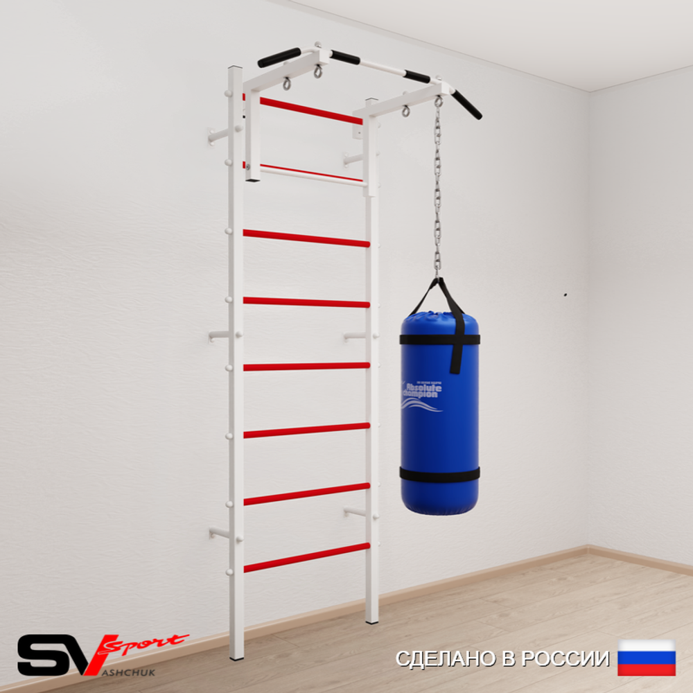 Шведская стенка Sv Sport 5012 (Турник стандарт/Цепь/Мешок 22кг)