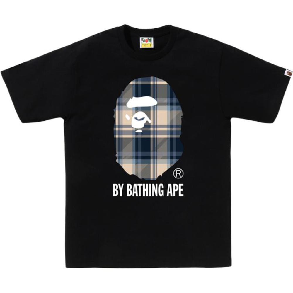 A Bathing Ape Bathing Ape Check Футболка черный синий
