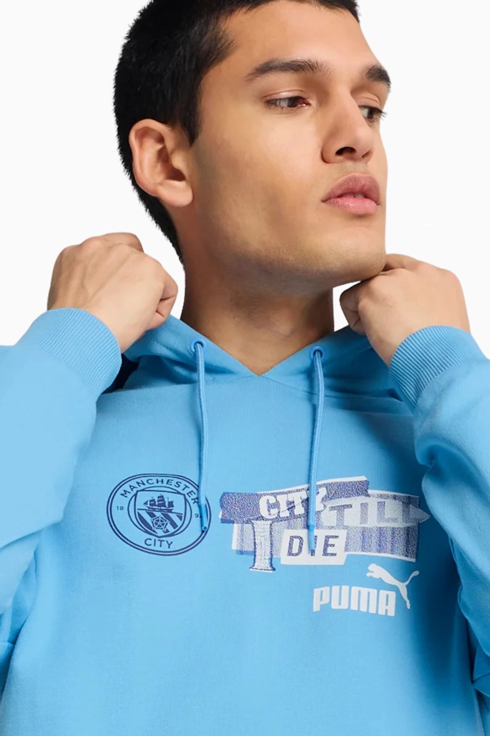 Кофта Puma Manchester City 24/25 ftblNRGY - голубой