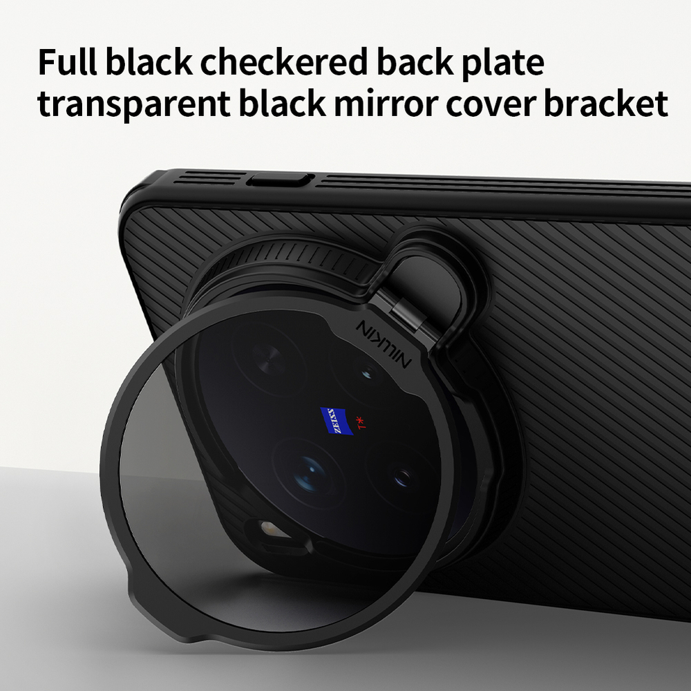 Чехол с MagSafe от Nillkin на смартфон Vivo X300 Pro, серия CamShield Prop Magnetic (версия с прозрачной откидной крышкой объектива)