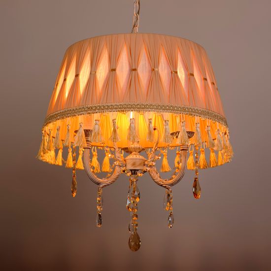 Подвесная люстра Abrasax SD762 PEACH CRYSTALL