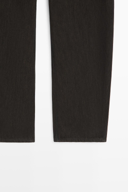 Massimo Dutti Джинсы средней посадки с зауженным кроем, коричневый