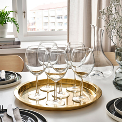 IKEA SVALKA  (ИКЕА СВАЛКА)  -  Бокал для вина - бесцветное стекло 60 сл
